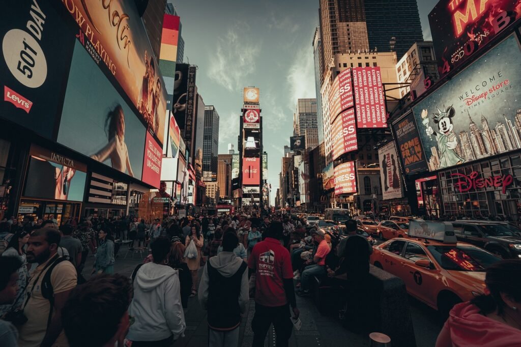 times square in 90's