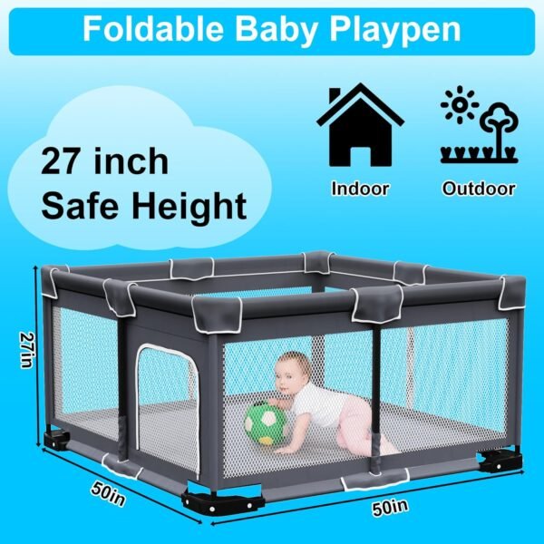Find-19: Foldable baby flypen mat - Image 3