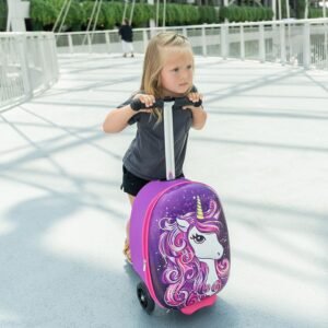Find-20: Ride On Luggage with Scooter Suitcase