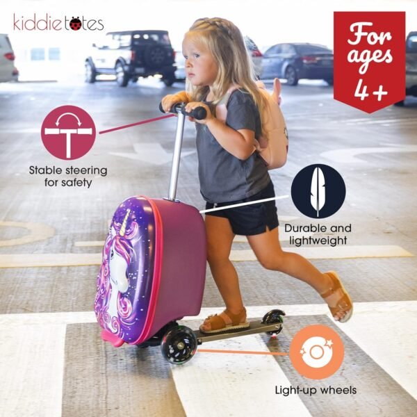 Find-20: Ride On Luggage with Scooter Suitcase - Image 3