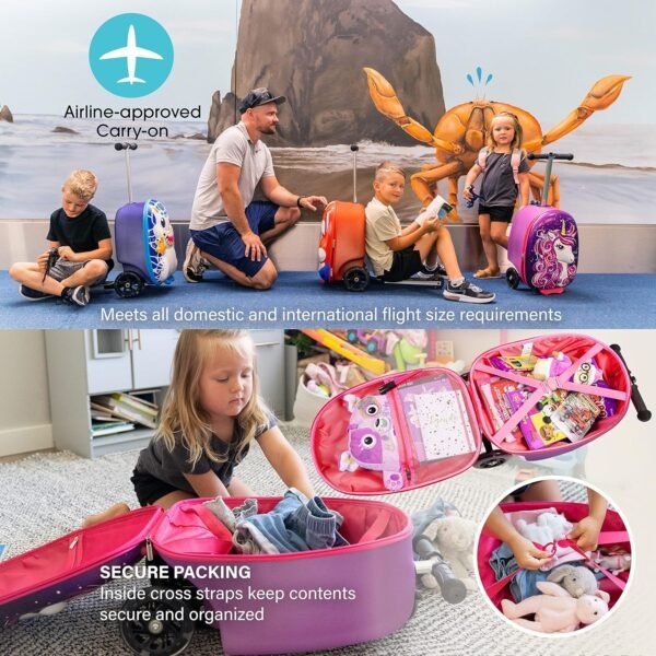 Find-20: Ride On Luggage with Scooter Suitcase - Image 2